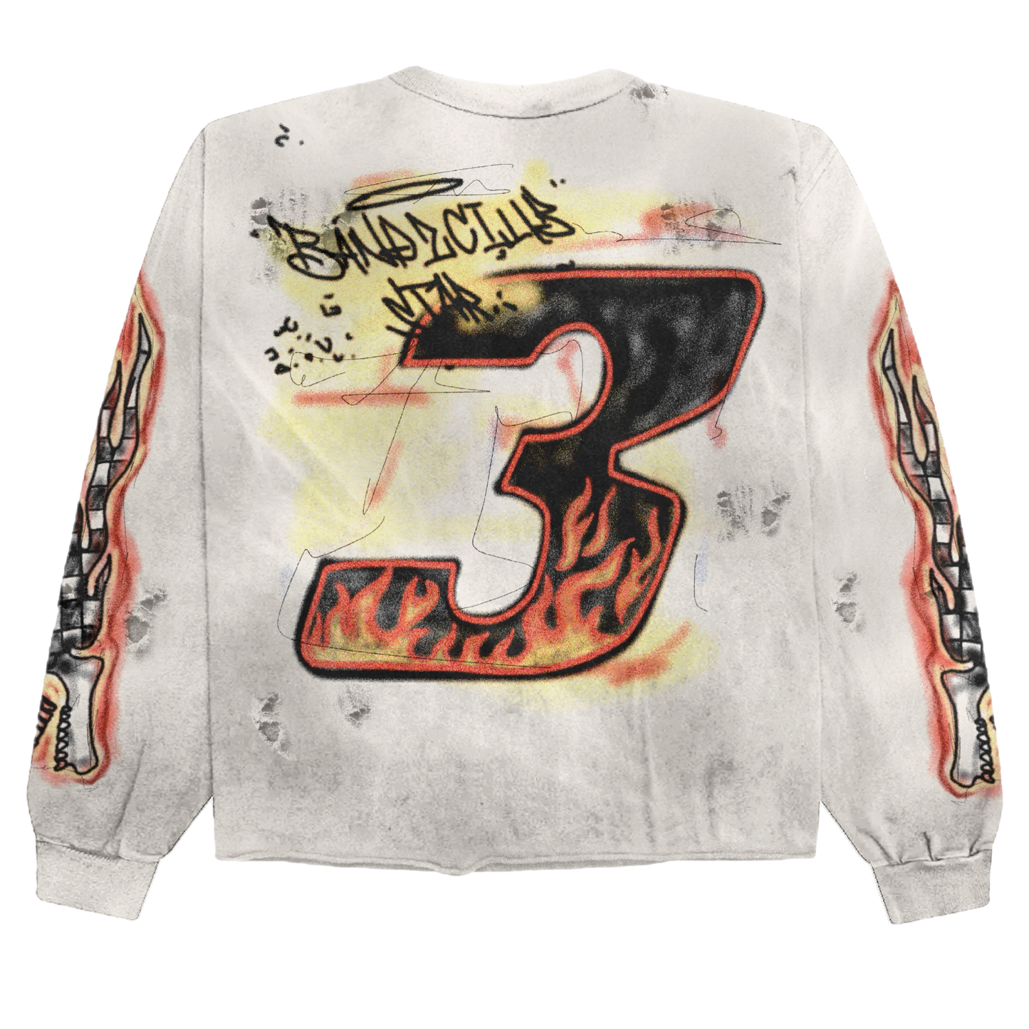 BCB Racing “Flame 3” Vintage Moto Crewneck