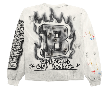 Bandzclub Camp Flame “B” Crewneck – Vintage Washed Street Edition