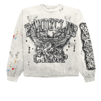 Bandzclub Camp Flame “B” Crewneck – Vintage Washed Street Edition