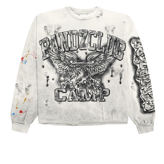 Bandzclub Camp Flame “B” Crewneck – Vintage Washed Street Edition